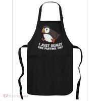 Puffin Lover I Just Really Like Puffins Ok Apron thumb 0