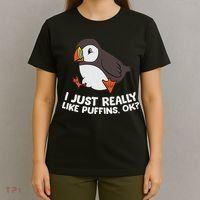 Puffin Lover I Just Really Like Puffins Ok T-Shirt thumb 4