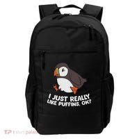 Puffin Lover I Just Really Like Puffins Ok Backpack thumb 0