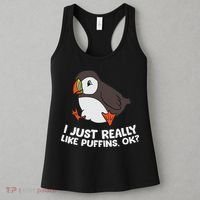 Puffin Lover I Just Really Like Puffins Ok Women's Tank Top thumb 3