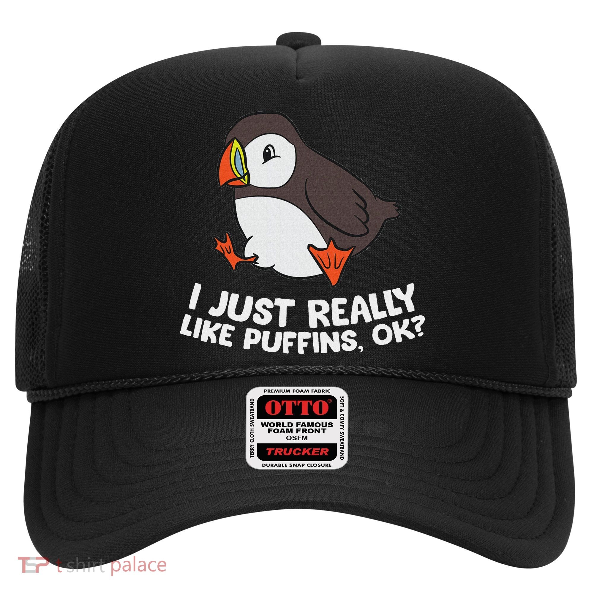 Puffin Lover I Just Really Like Puffins Ok Hat