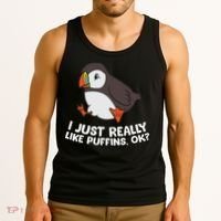Puffin Lover I Just Really Like Puffins Ok Tank Top thumb 3