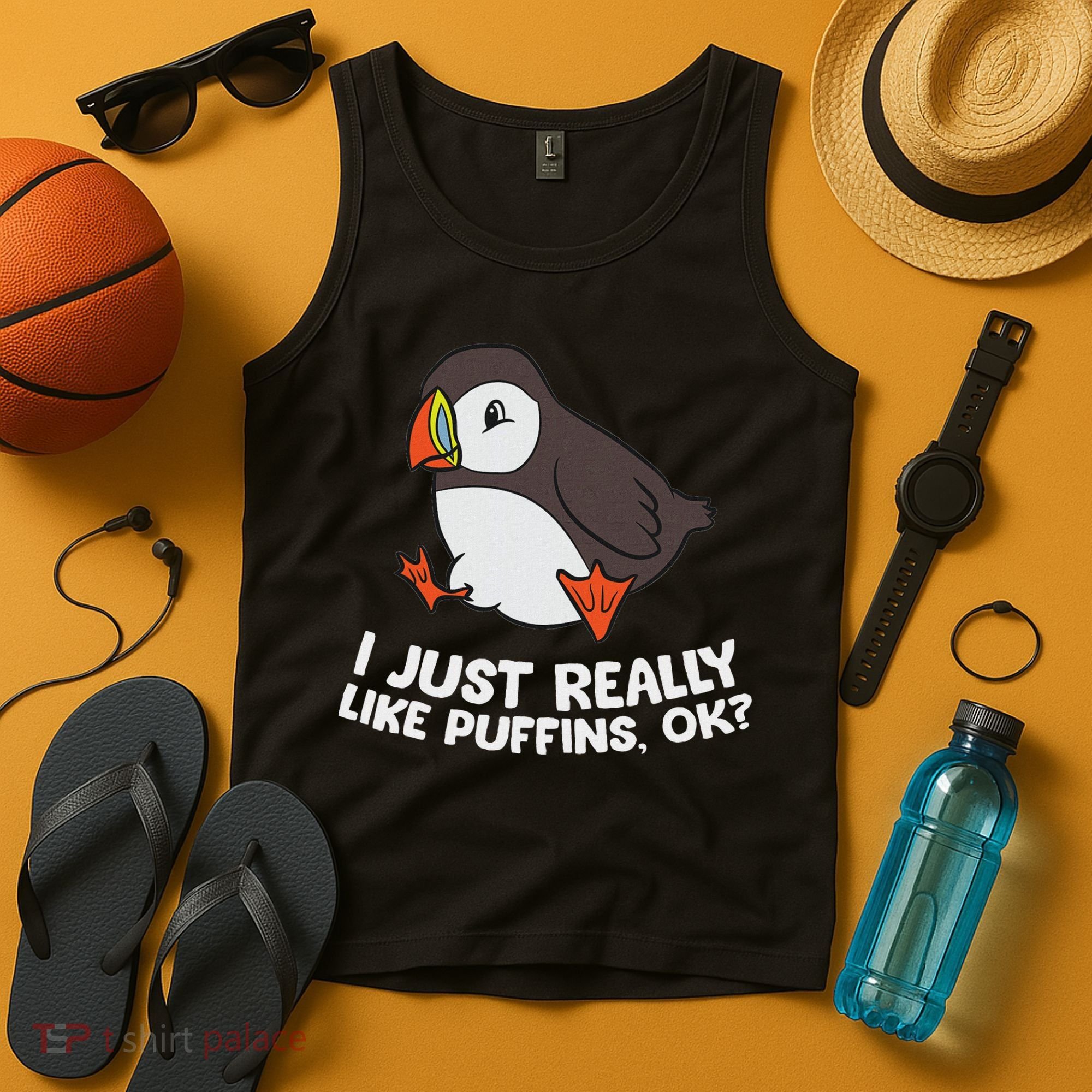 Puffin Lover I Just Really Like Puffins Ok Tank Top