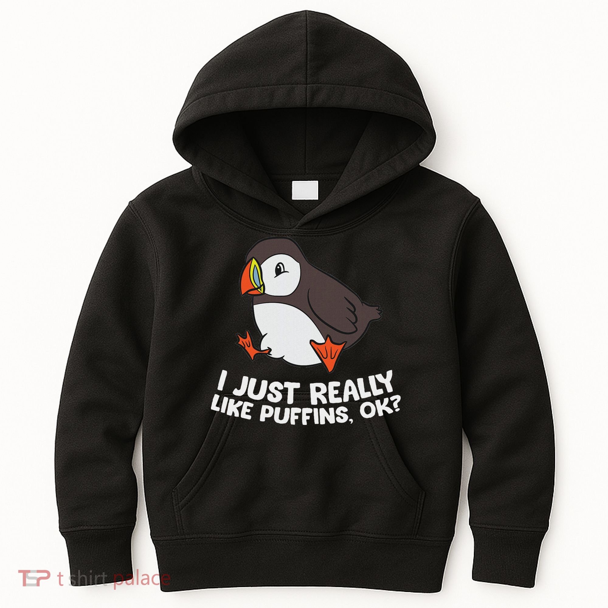 Puffin Lover I Just Really Like Puffins Ok Kids Hoodie