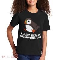 Puffin Lover I Just Really Like Puffins Ok Kids T-Shirt thumb 2