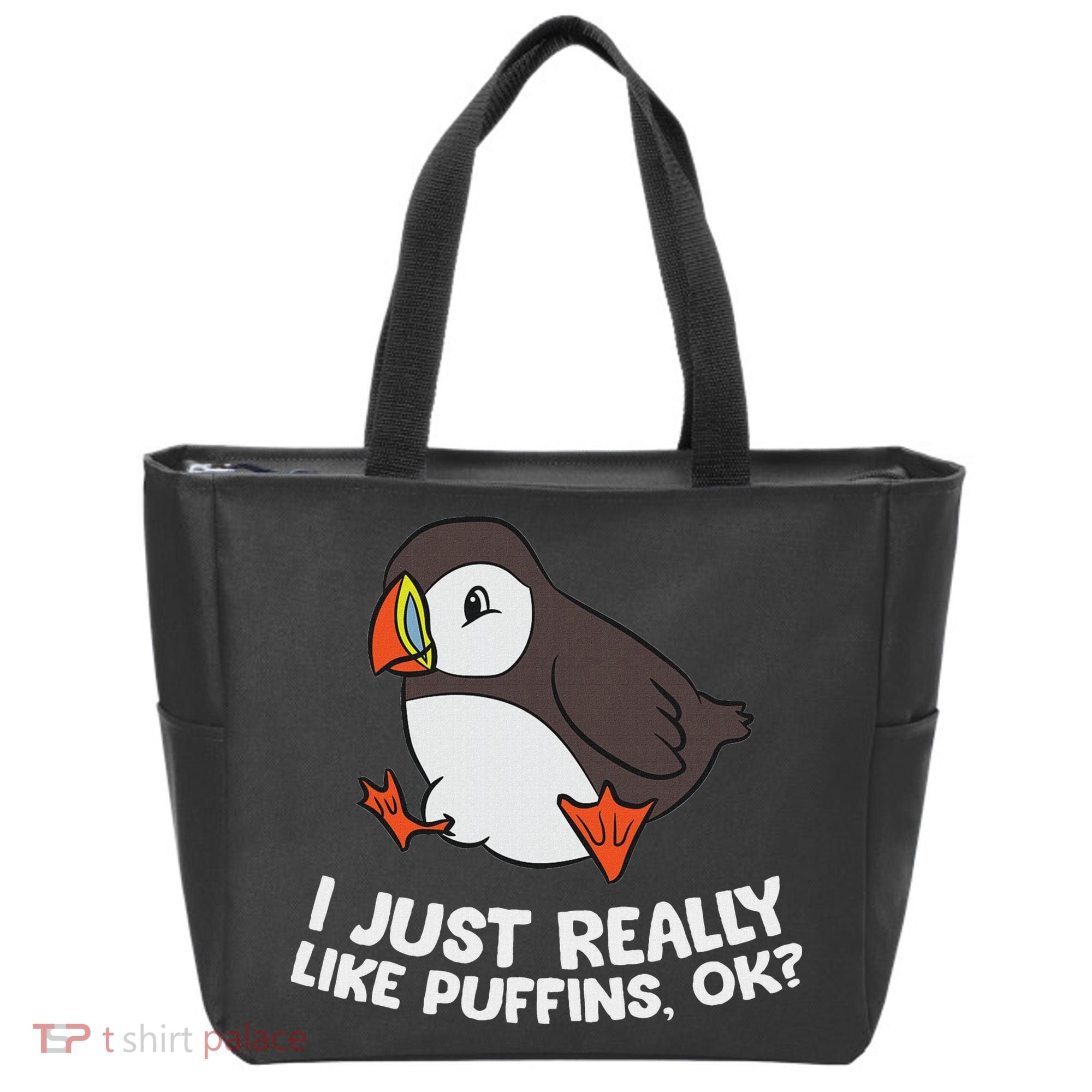 Puffin Lover I Just Really Like Puffins Ok Tote Bag