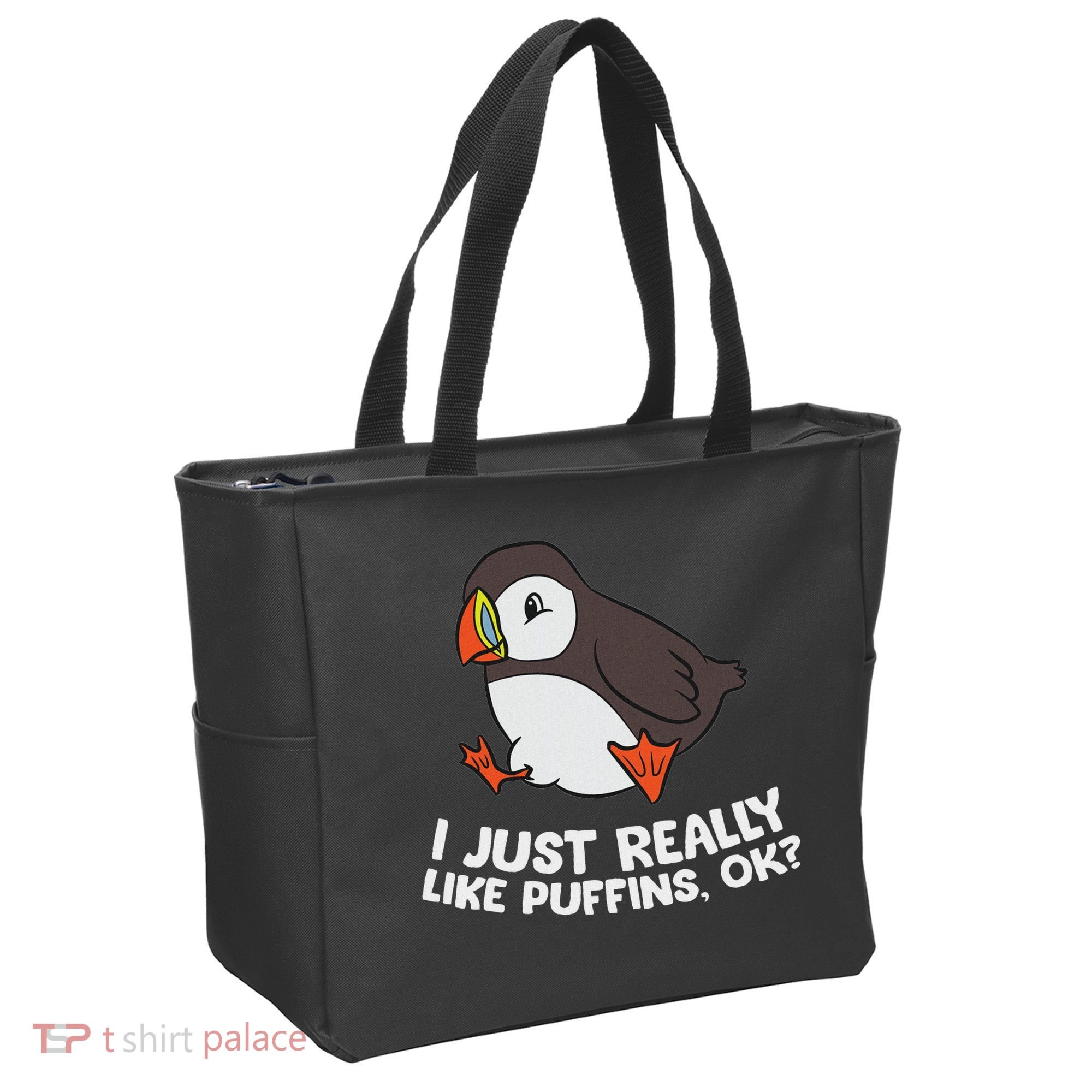 Puffin Lover I Just Really Like Puffins Ok Tote Bag