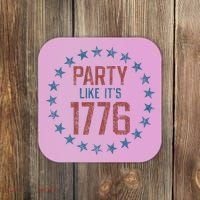 Party Like ItS 1776 Coaster thumb 0