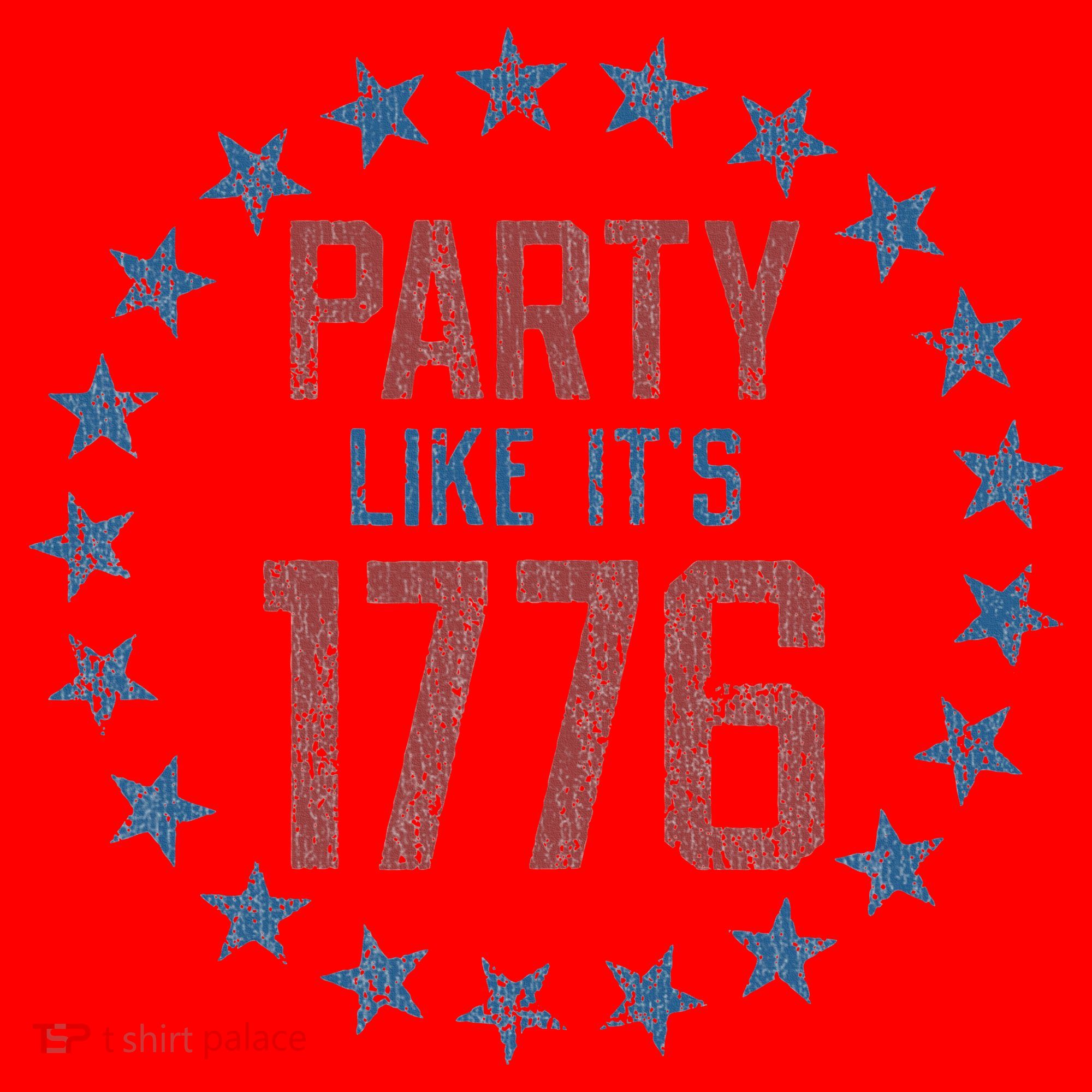 Party Like ItS 1776 Santa Hat