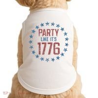 Party Like ItS 1776 Doggie Tank thumb 0
