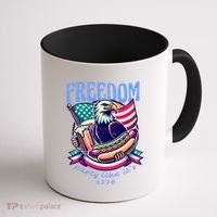 Party Like Its 1776 Patriotic Eagle Coffee Mug thumb 1