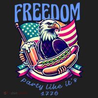 Party Like Its 1776 Patriotic Eagle Tumbler thumb 3