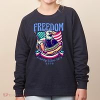 Party Like Its 1776 Patriotic Eagle Women's Sweatshirt thumb 0