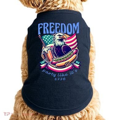 Party Like Its 1776 Patriotic Eagle Doggie Tank