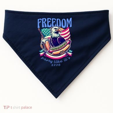 Party Like Its 1776 Patriotic Eagle USA-Made Doggie Bandana
