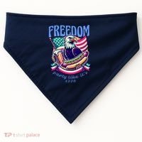 Party Like Its 1776 Patriotic Eagle USA-Made Doggie Bandana thumb 0