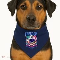 Party Like Its 1776 Patriotic Eagle USA-Made Doggie Bandana thumb 1