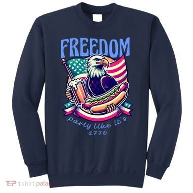 Party Like Its 1776 Patriotic Eagle Sweatshirt