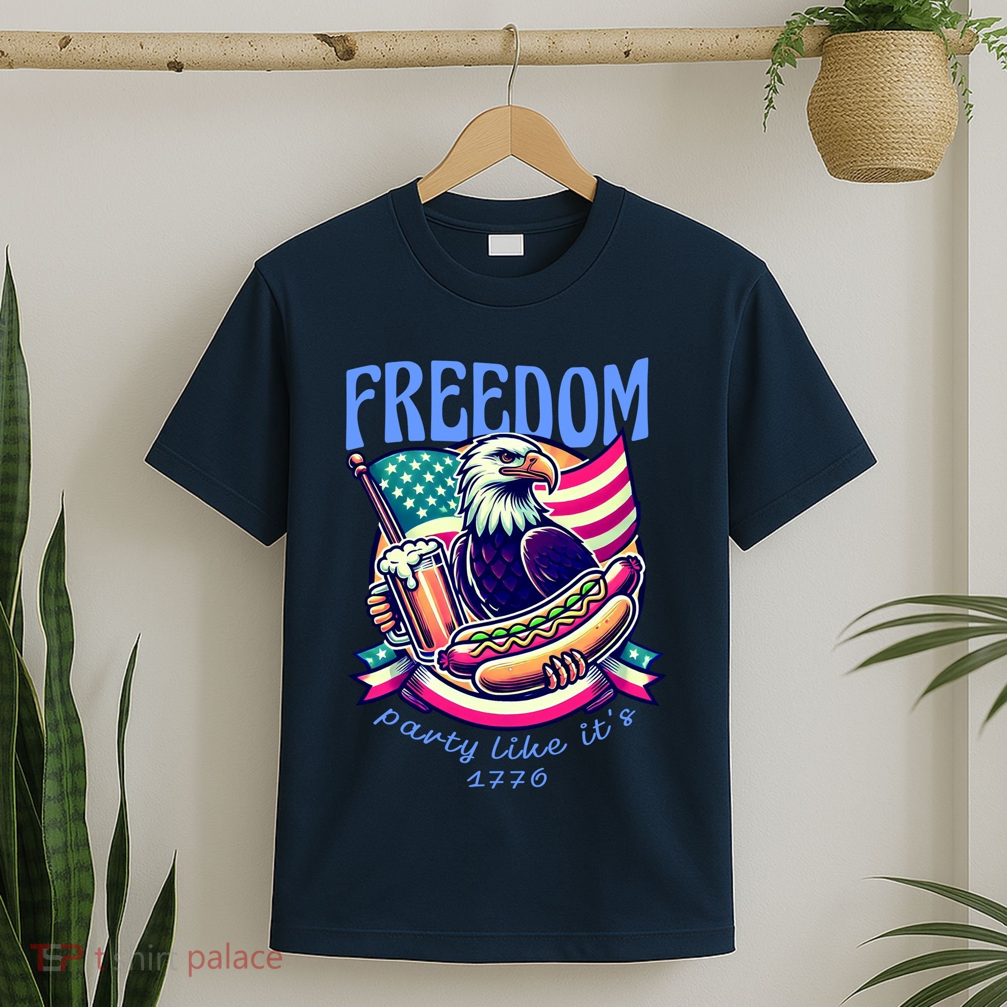 Party Like Its 1776 Patriotic Eagle T-Shirt
