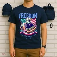 Party Like Its 1776 Patriotic Eagle T-Shirt thumb 6