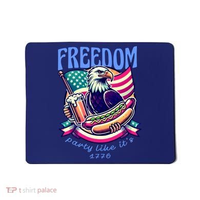 Party Like Its 1776 Patriotic Eagle Mousepad
