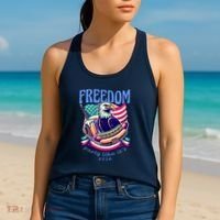 Party Like Its 1776 Patriotic Eagle Women's Tank Top thumb 2