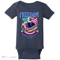 Party Like Its 1776 Patriotic Eagle Baby Bodysuit thumb 0