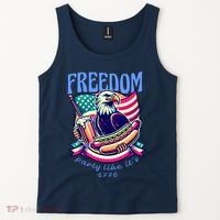 Party Like Its 1776 Patriotic Eagle Tank Top thumb 2
