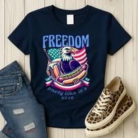 Party Like Its 1776 Patriotic Eagle Women's T-Shirt thumb 3
