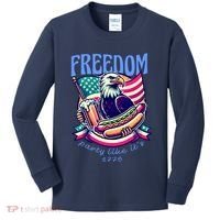 Party Like Its 1776 Patriotic Eagle Kids Long Sleeve Shirt thumb 0