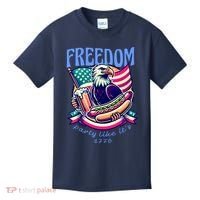 Party Like Its 1776 Patriotic Eagle Kids T-Shirt thumb 0