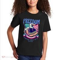 Party Like Its 1776 Patriotic Eagle Kids T-Shirt thumb 2