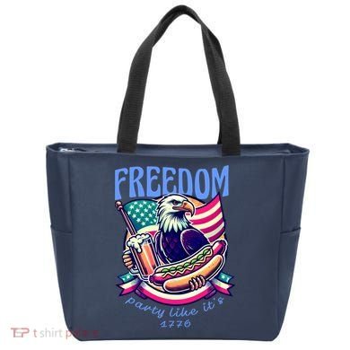 Party Like Its 1776 Patriotic Eagle Tote Bag