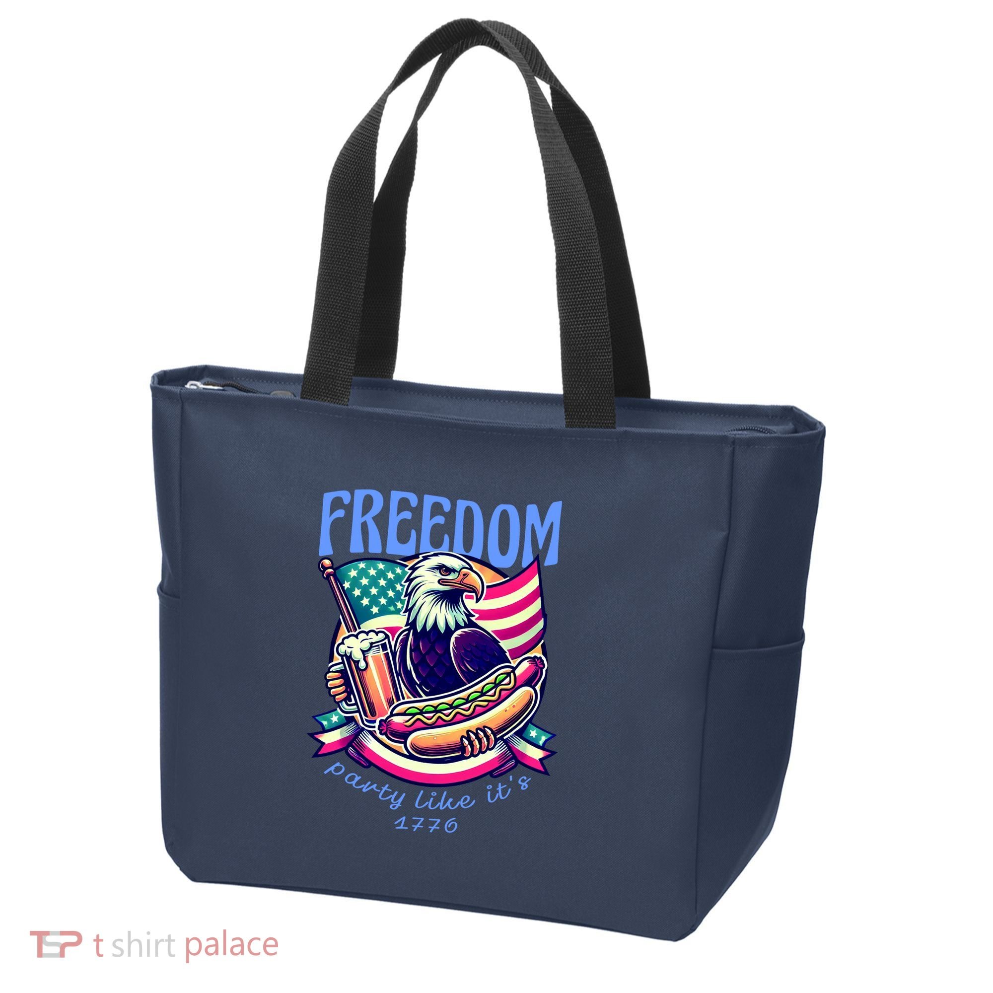 Party Like Its 1776 Patriotic Eagle Tote Bag