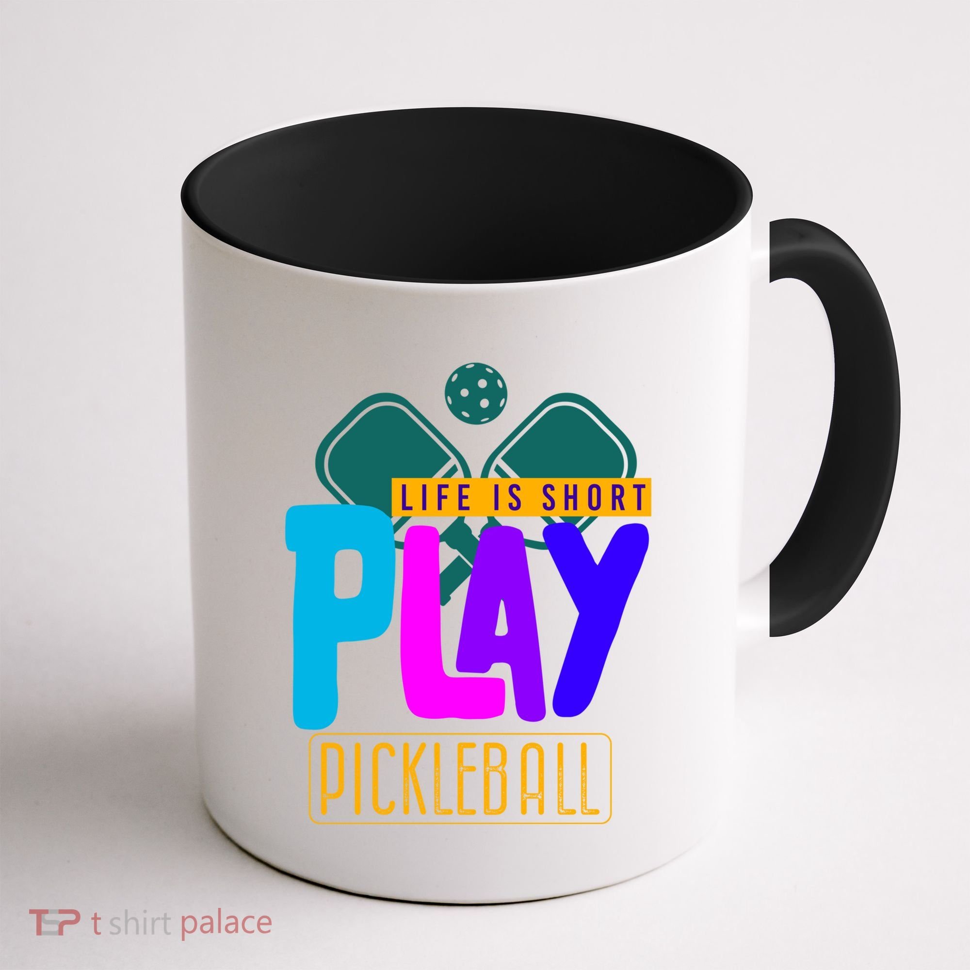 Pickleball Life Is Short Play Pickle Ball Gift Coffee Mug