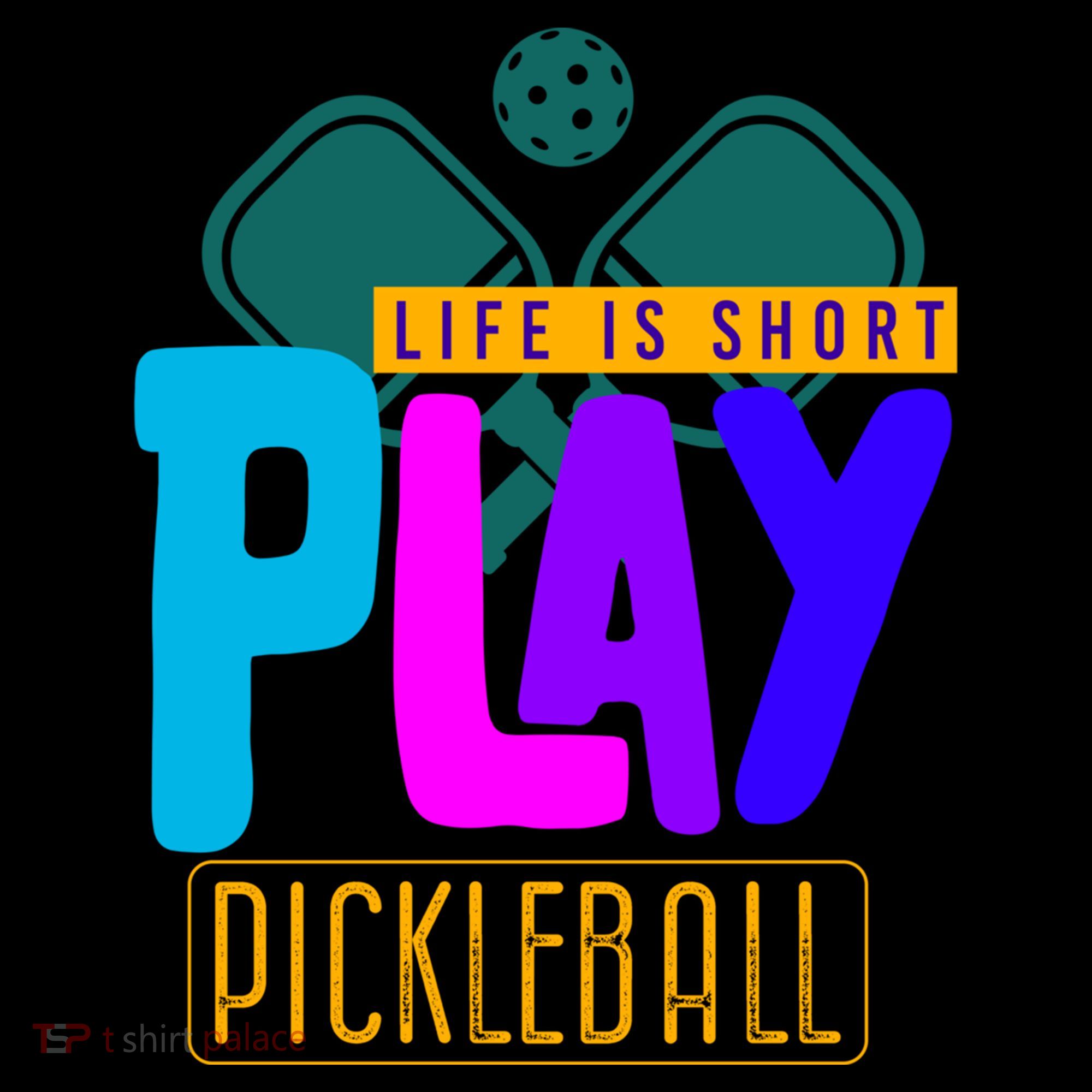 Pickleball Life Is Short Play Pickle Ball Gift Women's Hoodie