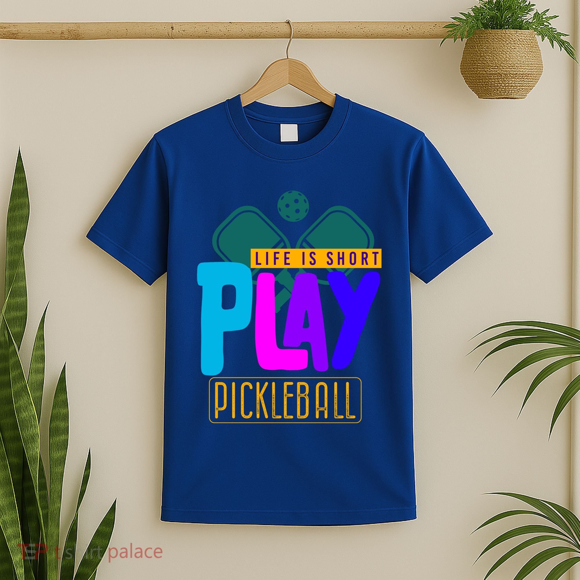 Pickleball Life Is Short Play Pickle Ball Gift T-Shirt