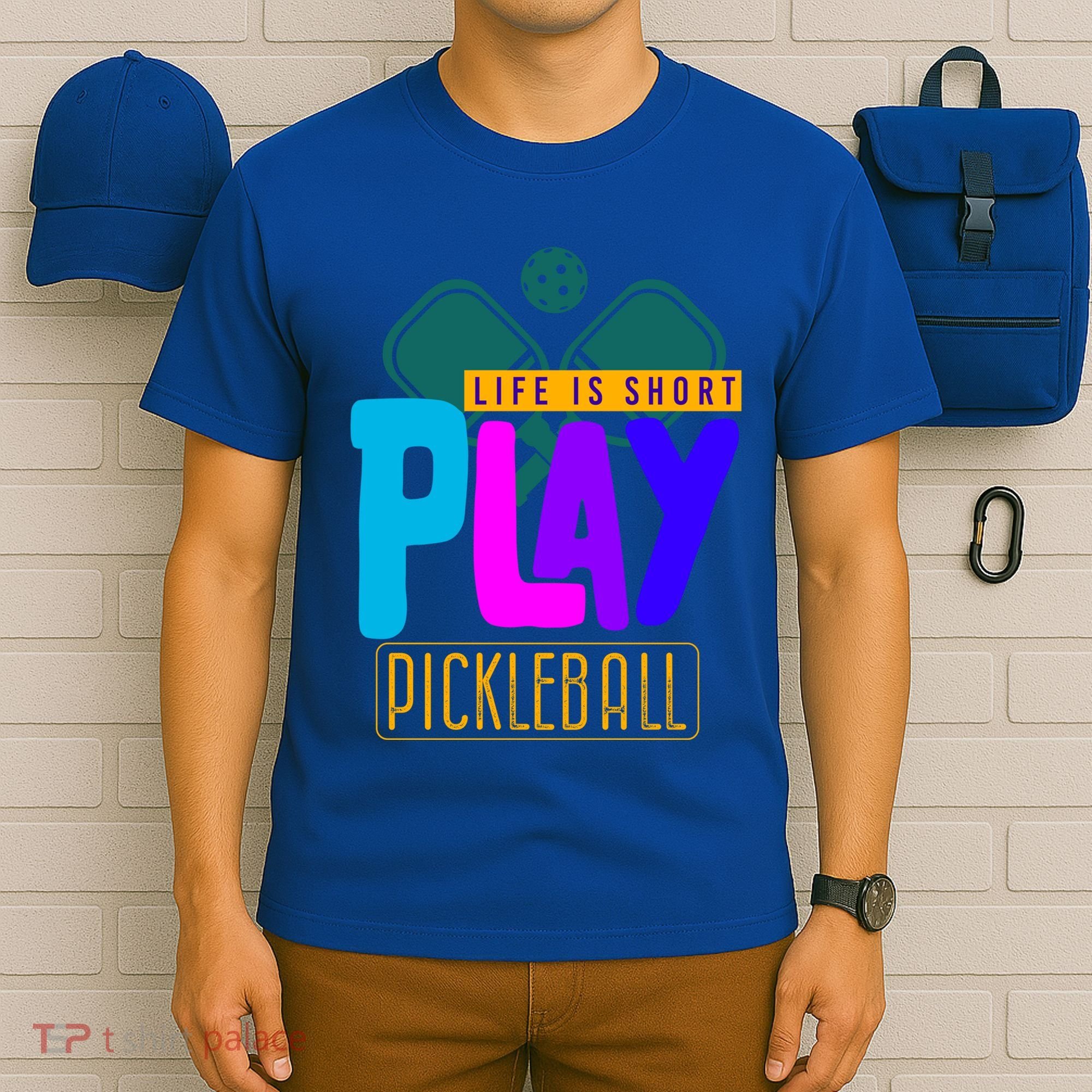 Pickleball Life Is Short Play Pickle Ball Gift T-Shirt
