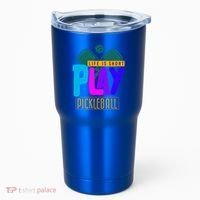 Pickleball Life Is Short Play Pickle Ball Gift Tumbler thumb 0