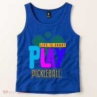 Pickleball Life Is Short Play Pickle Ball Gift Tank Top thumb 2