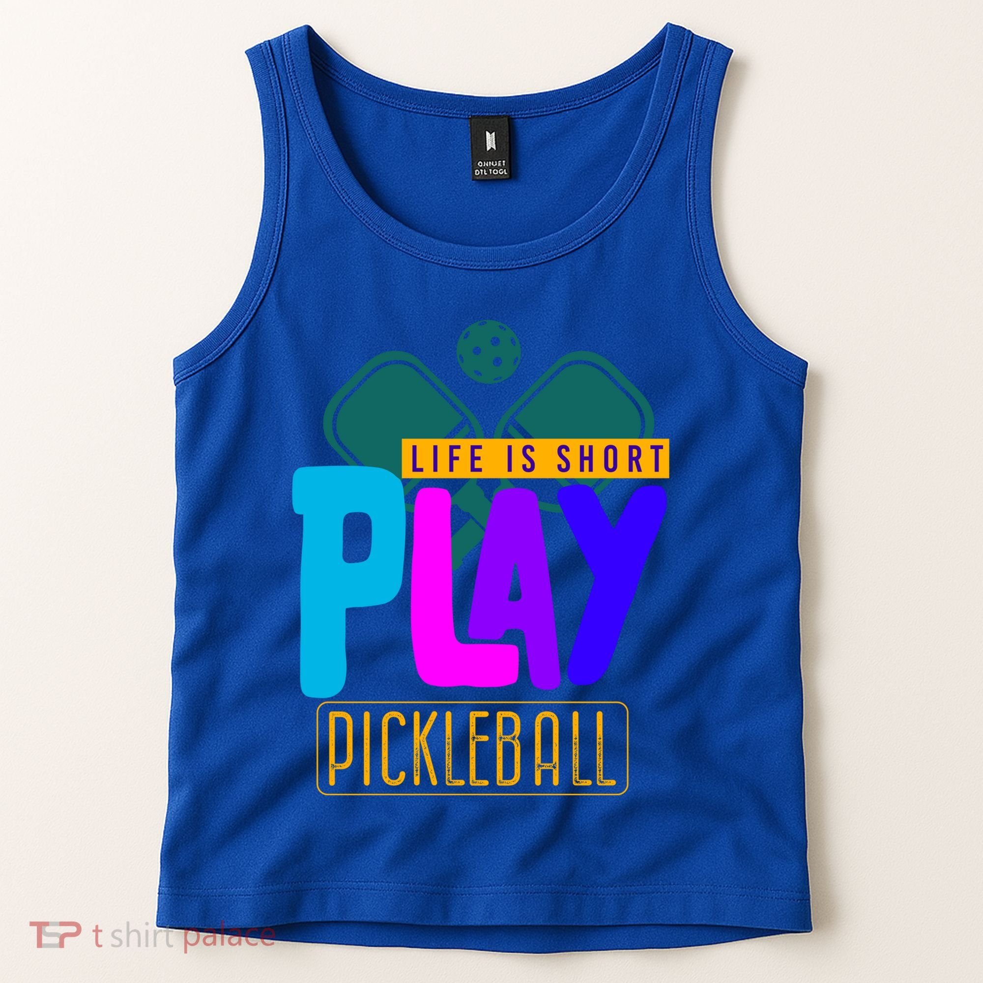 Pickleball Life Is Short Play Pickle Ball Gift Tank Top