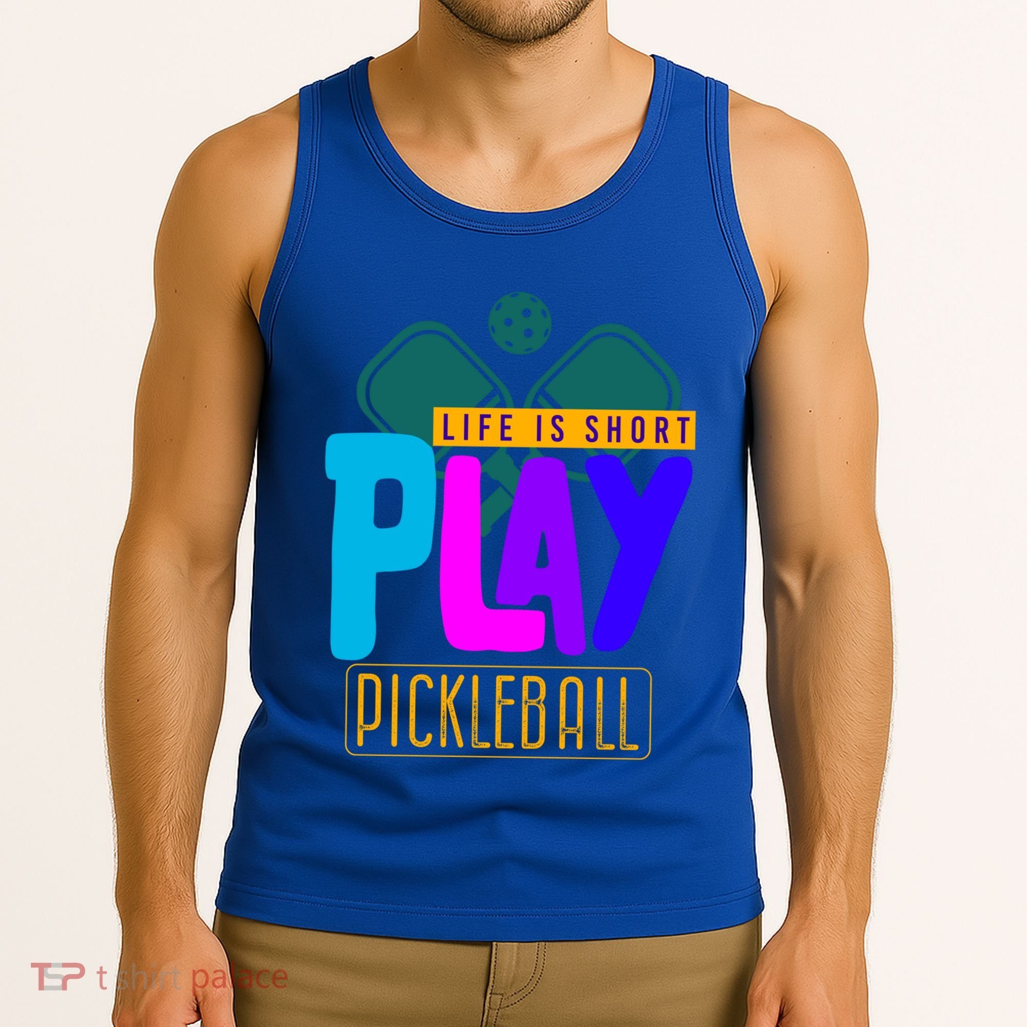 Pickleball Life Is Short Play Pickle Ball Gift Tank Top
