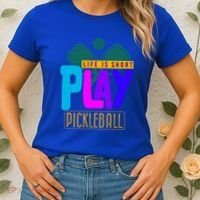 Pickleball Life Is Short Play Pickle Ball Gift Women's T-Shirt thumb 2