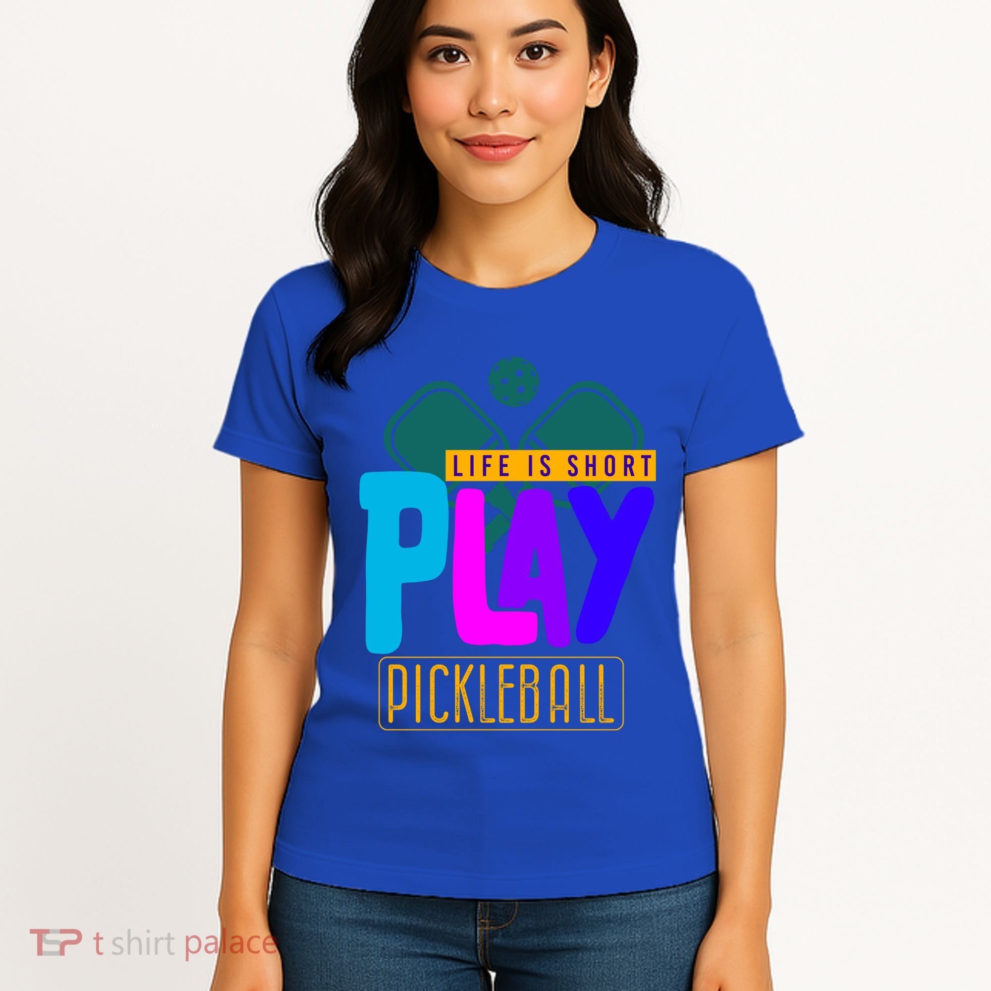 Pickleball Life Is Short Play Pickle Ball Gift Women's T-Shirt