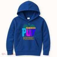 Pickleball Life Is Short Play Pickle Ball Gift Kids Hoodie thumb 0