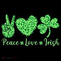 Peace Love Irish Patricks Day Funny Gift Tank Top thumb 6