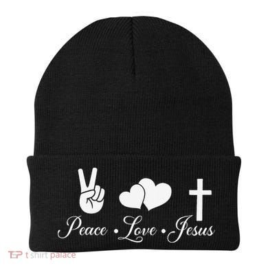 Peace Love Jesus - Christian Christ Beanie