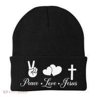 Peace Love Jesus - Christian Christ Beanie thumb 0
