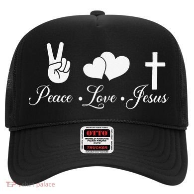 Peace Love Jesus - Christian Christ Hat