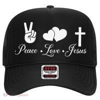 Peace Love Jesus - Christian Christ Hat thumb 0